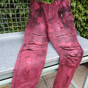 Rage of Rebellion Red Jeans 40/32... C1024